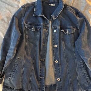 Style & Co Blue Classic Jean Jacket